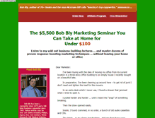 Tablet Screenshot of bobblysmarketinguniversity.com